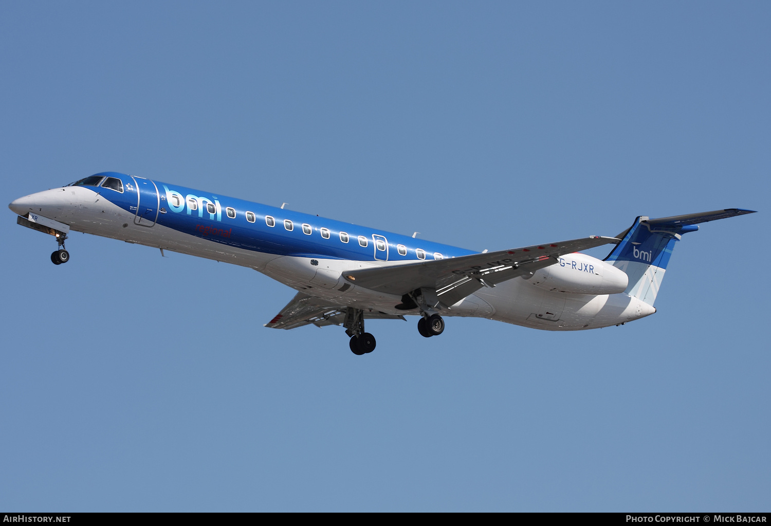 Aircraft Photo of G-RJXR | Embraer ERJ-145EP (EMB-145EP) | BMI Regional | AirHistory.net #150246