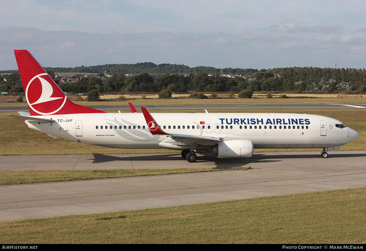 Aircraft Photo of TC-JVF | Boeing 737-8F2 | Turkish Airlines | AirHistory.net #150269