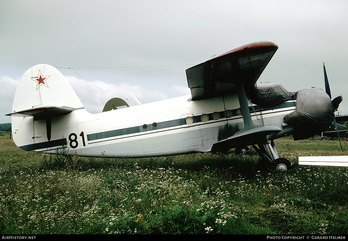 Aircraft Photo of 81 black | Antonov An-2P | Russia - Air Force | AirHistory.net #150284