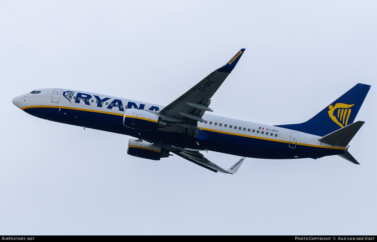 Aircraft Photo of EI-DPC | Boeing 737-8AS | Ryanair | AirHistory.net #150285