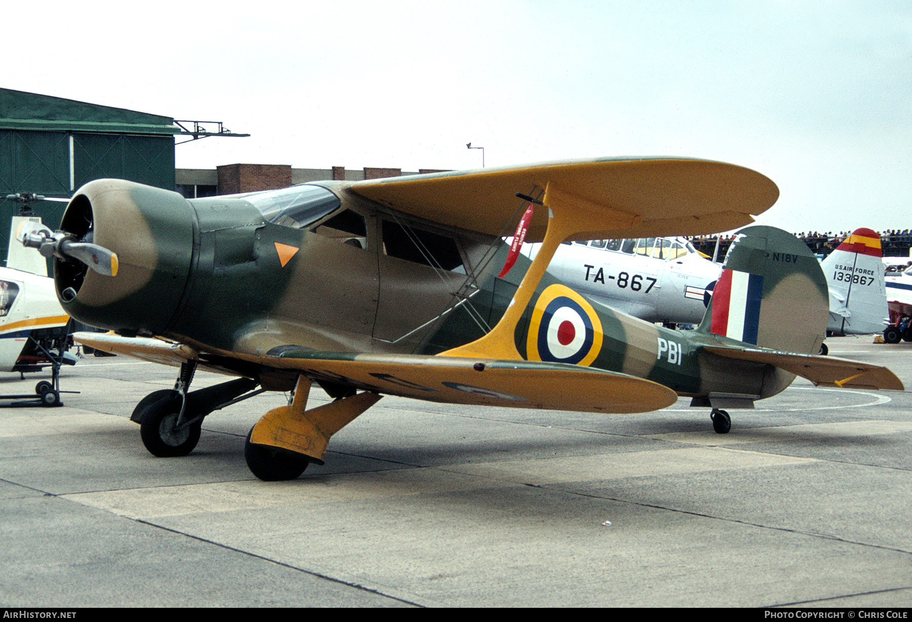 Aircraft Photo of N18V / DR628 | Beech D17S | UK - Air Force | AirHistory.net #150289