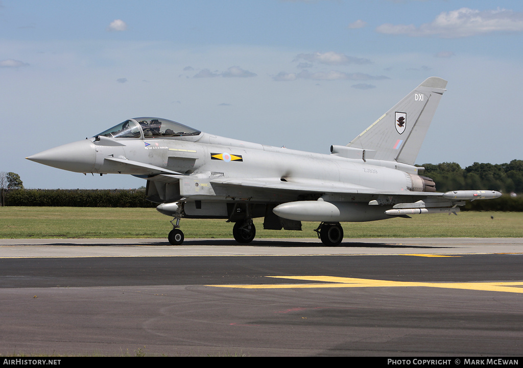 Aircraft Photo of ZJ939 | Eurofighter EF-2000 Typhoon FGR4 | UK - Air Force | AirHistory.net #150299