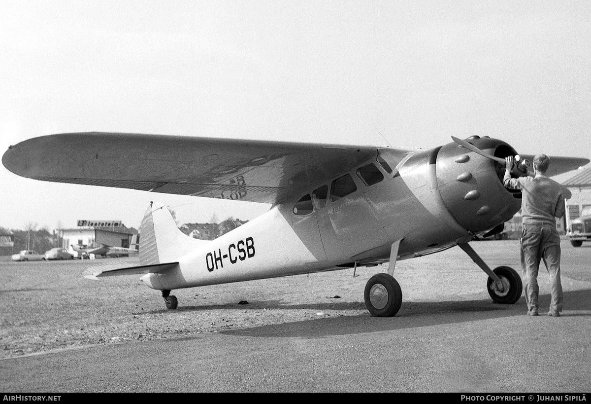 Aircraft Photo of OH-CSB | Cessna 195B | Lentohuolto | AirHistory.net #150302