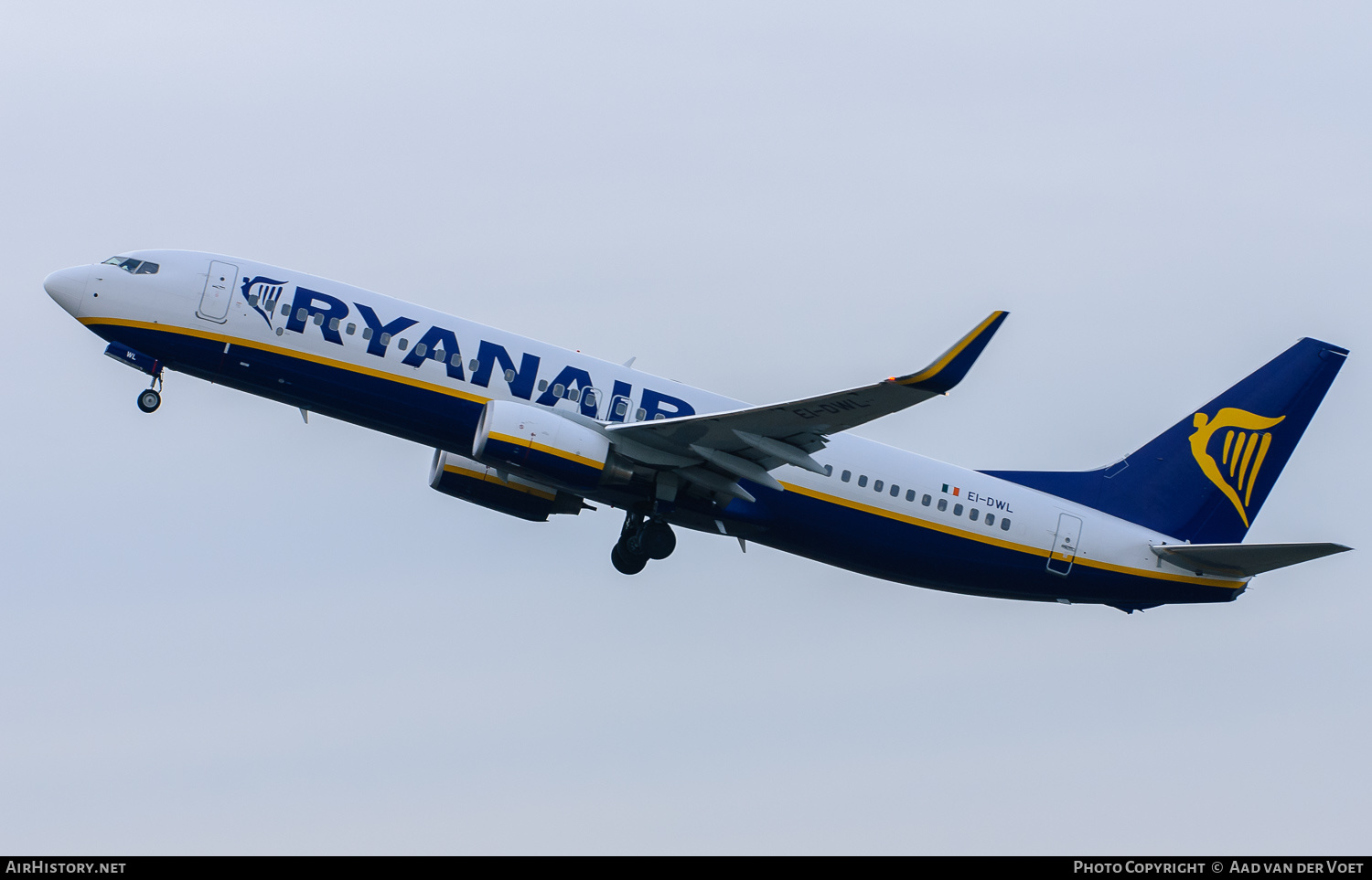 Aircraft Photo of EI-DWL | Boeing 737-8AS | Ryanair | AirHistory.net #150304