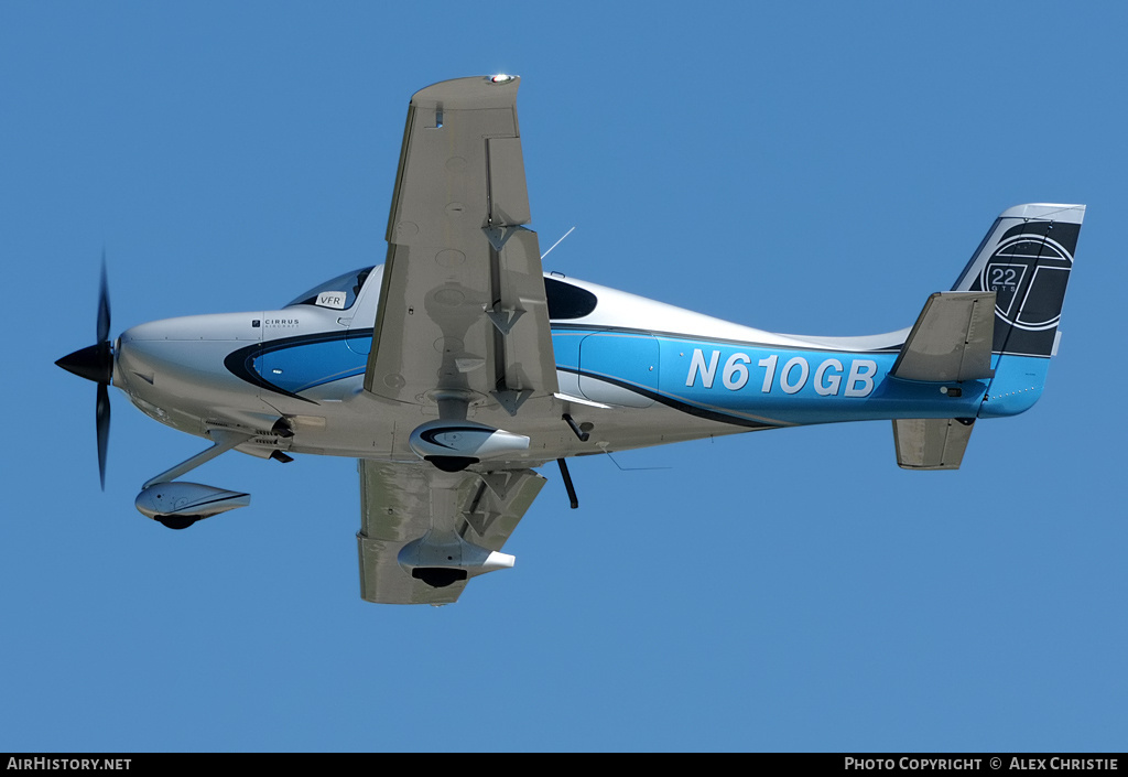 Aircraft Photo of N610GB | Cirrus SR-22T G5-GTS | AirHistory.net #150326