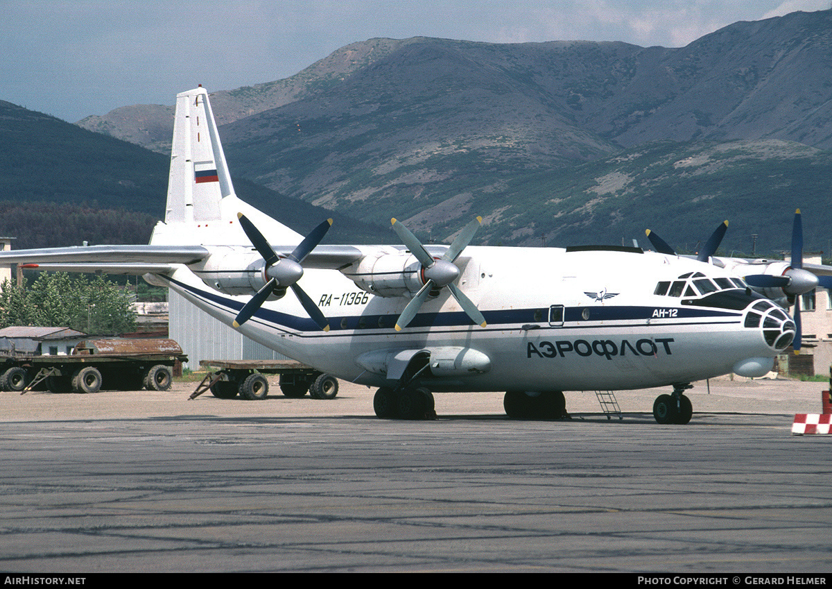 Aircraft Photo of RA-11366 | Antonov An-12B | Aeroflot | AirHistory.net #150366