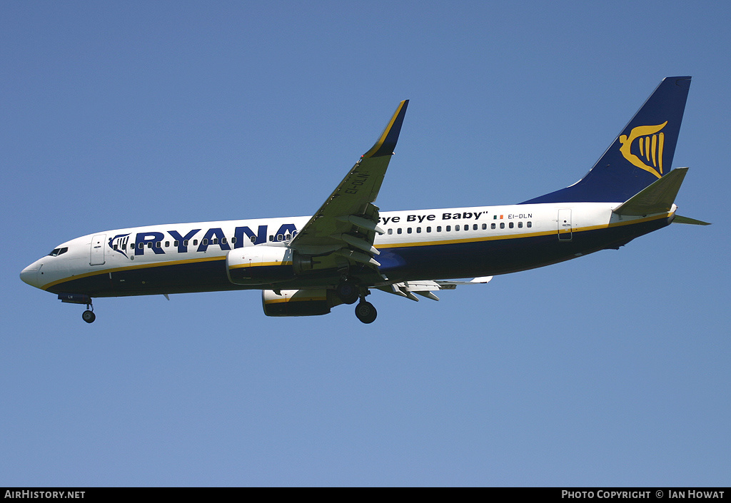 Aircraft Photo of EI-DLN | Boeing 737-8AS | Ryanair | AirHistory.net #150372
