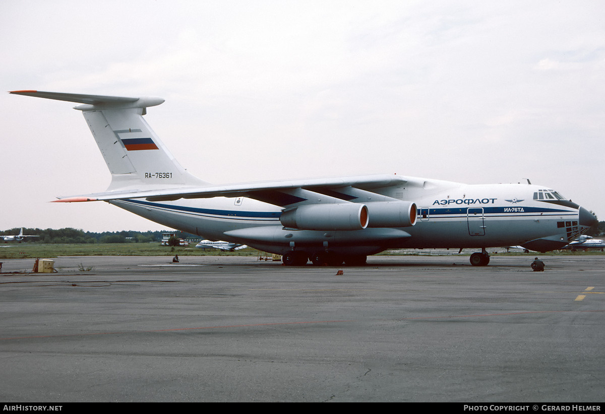 Aircraft Photo of RA-76361 | Ilyushin Il-76TD | Aeroflot | AirHistory.net #150375