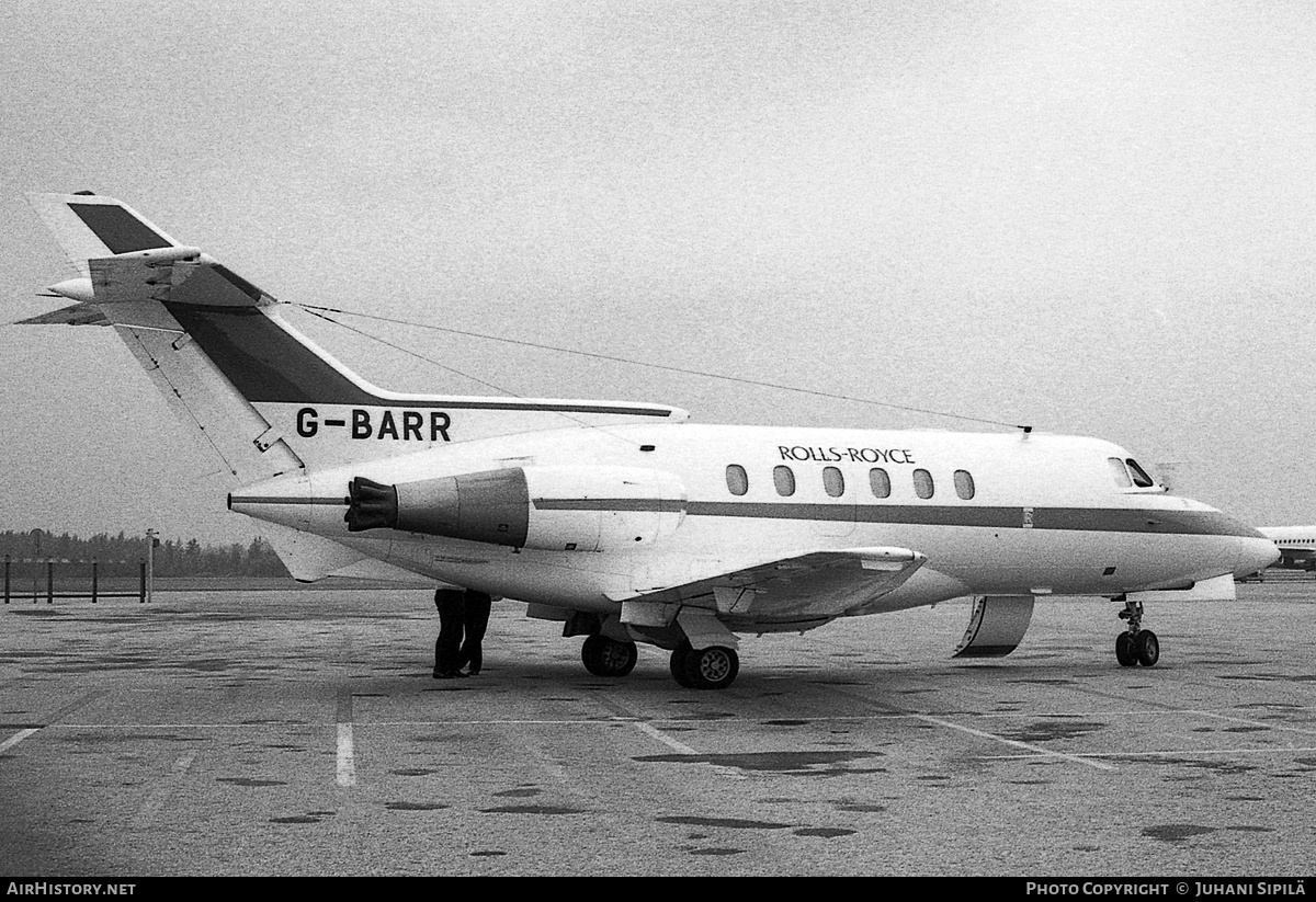 Aircraft Photo of G-BARR | Hawker Siddeley HS-125-600B | Rolls-Royce | AirHistory.net #150378