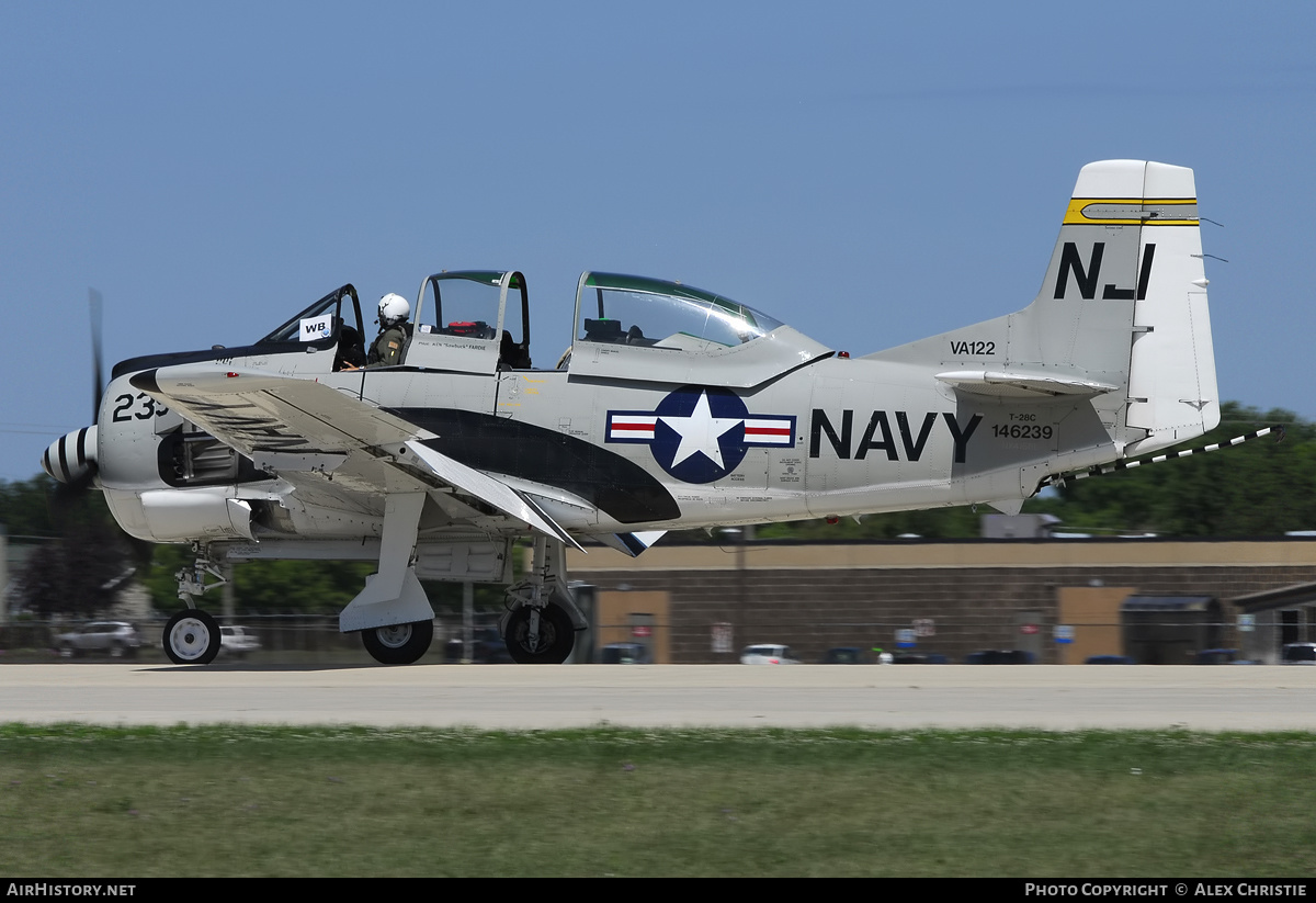 Aircraft Photo of N4168E / NX4168E / 146239 | North American T-28C Trojan | USA - Navy | AirHistory.net #150392
