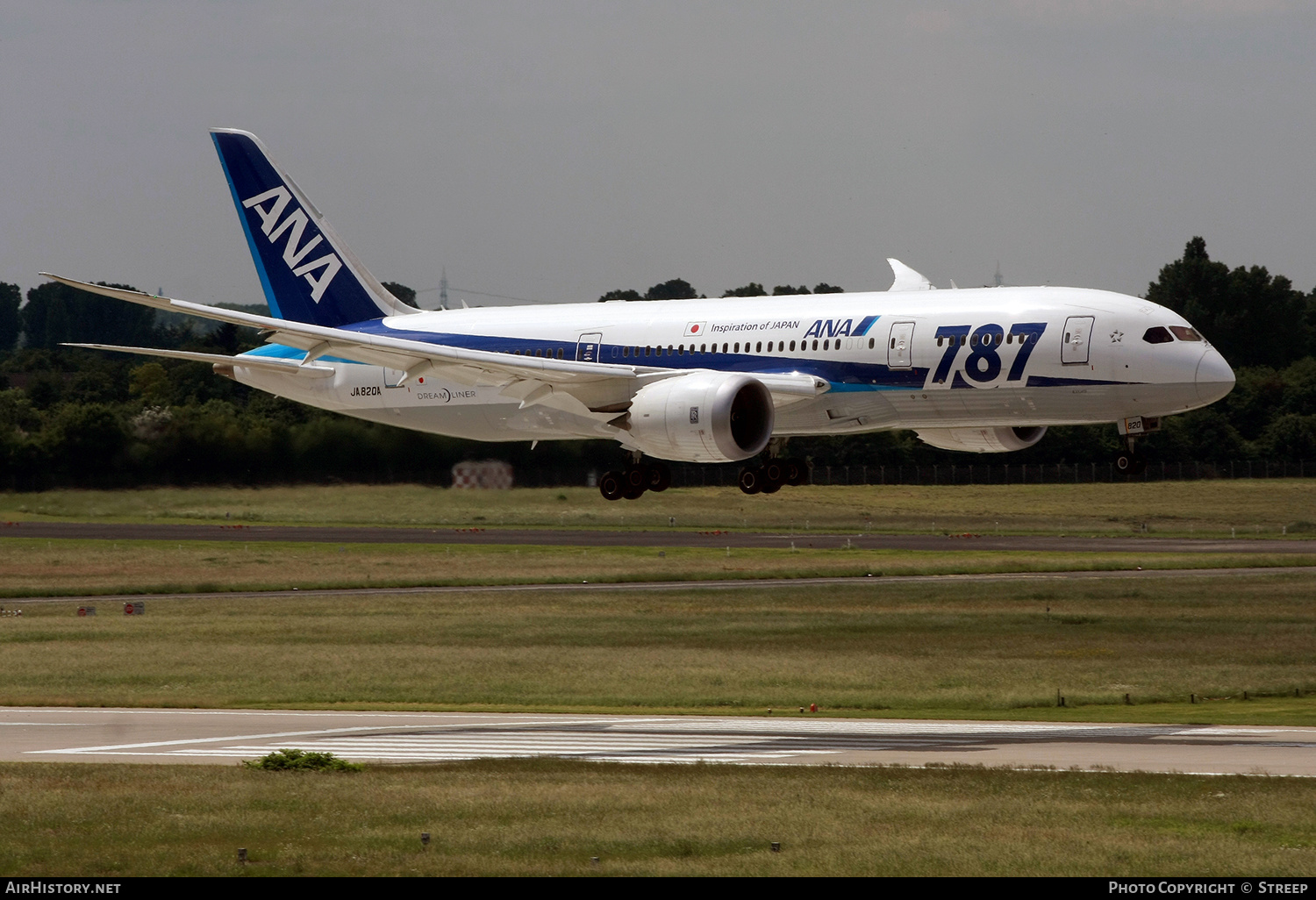 Aircraft Photo of JA820A | Boeing 787-8 Dreamliner | All Nippon Airways - ANA | AirHistory.net #150397
