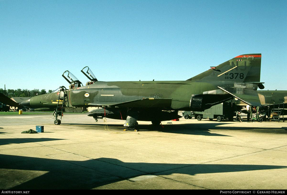Aircraft Photo of 68-0378 / AF68-378 | McDonnell Douglas F-4E Phantom II | USA - Air Force | AirHistory.net #150404