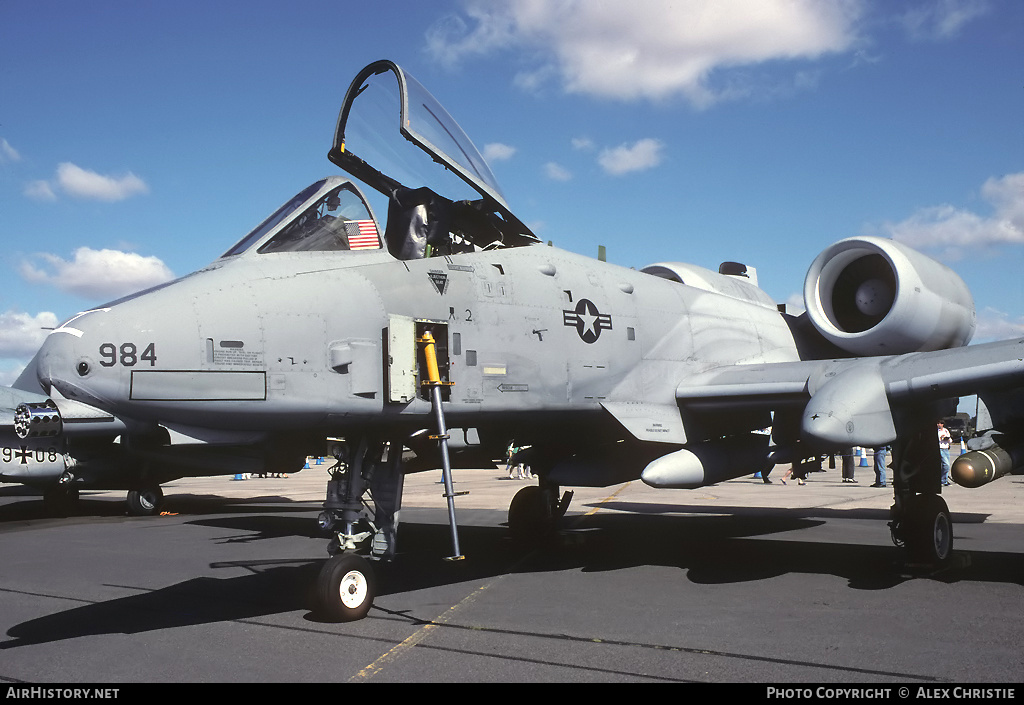 Aircraft Photo of 81-0984 | Fairchild A-10A Thunderbolt II | USA - Air Force | AirHistory.net #150413