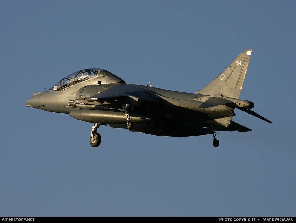 Aircraft Photo of ZH656 | British Aerospace Harrier T10 | UK - Air Force | AirHistory.net #150428