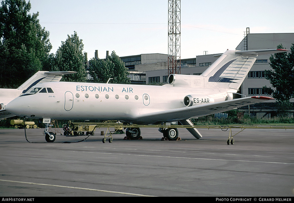 Aircraft Photo of ES-AAR | Yakovlev Yak-40 | Estonian Air | AirHistory.net #150442