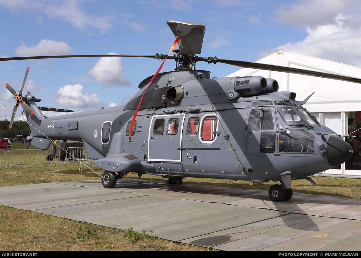 Aircraft Photo of S-445 | Eurocopter AS-532U2 Cougar Mk2 | Netherlands - Air Force | AirHistory.net #150478