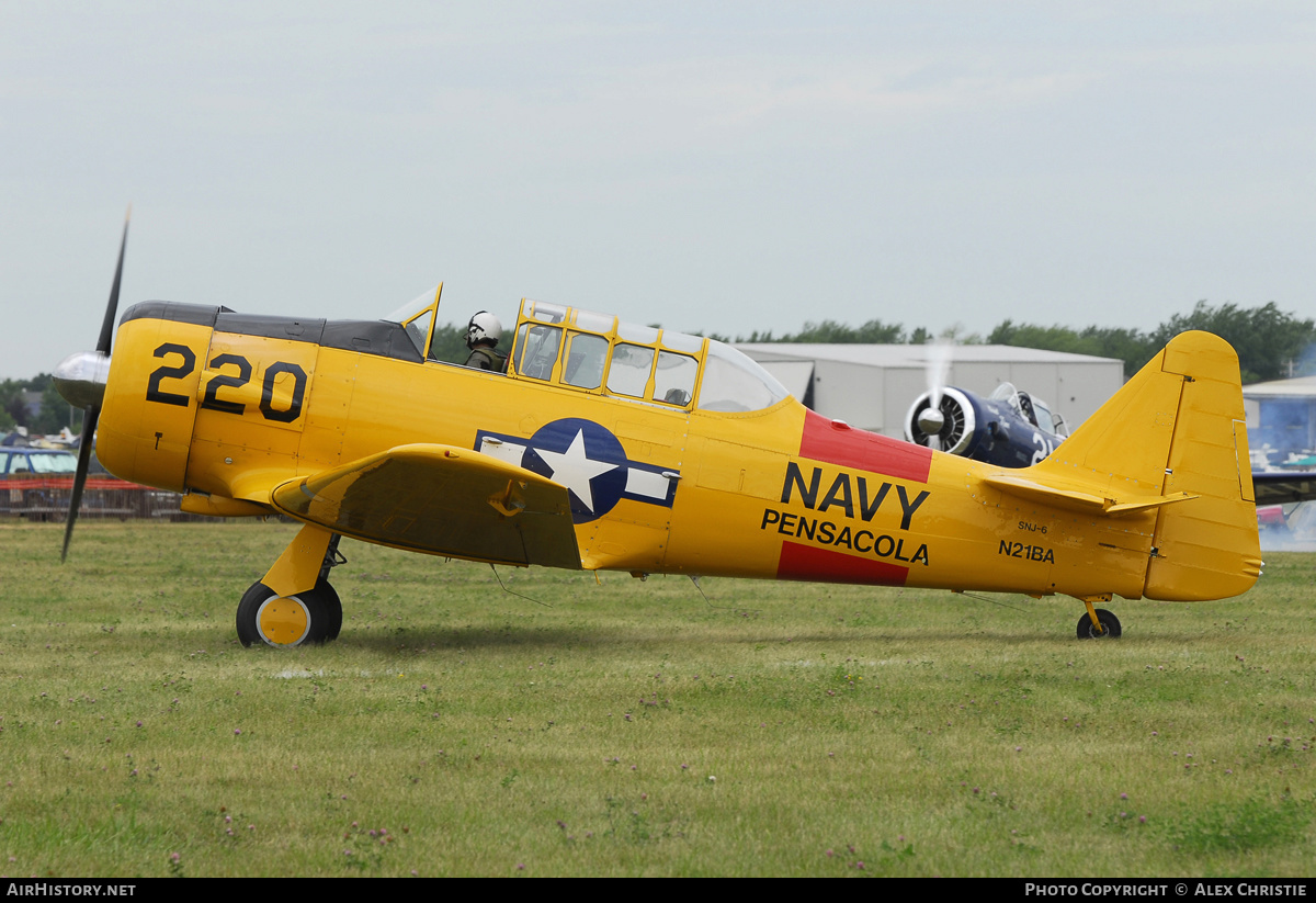 Aircraft Photo of N21BA | North American SNJ-6 Texan | USA - Navy | AirHistory.net #150481