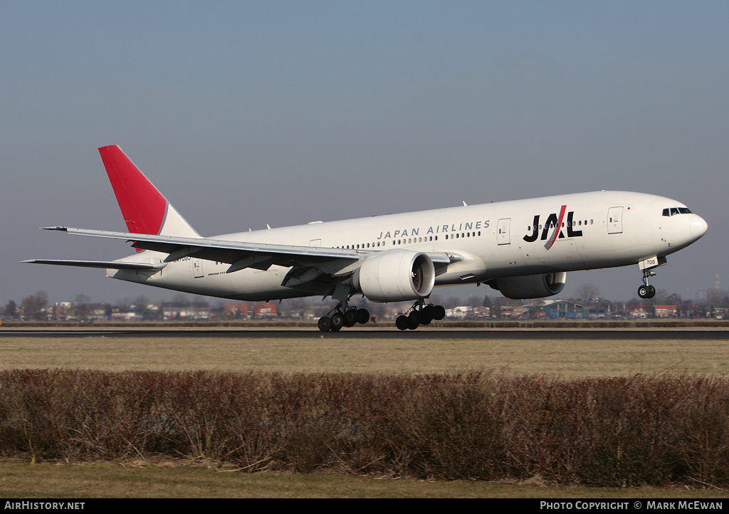 Aircraft Photo of JA708J | Boeing 777-246/ER | Japan Airlines - JAL | AirHistory.net #150501