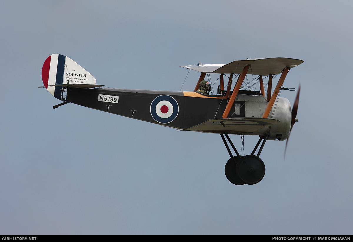 Aircraft Photo of G-BZND / N5199 | Sopwith Pup (replica) | UK - Air Force | AirHistory.net #150508