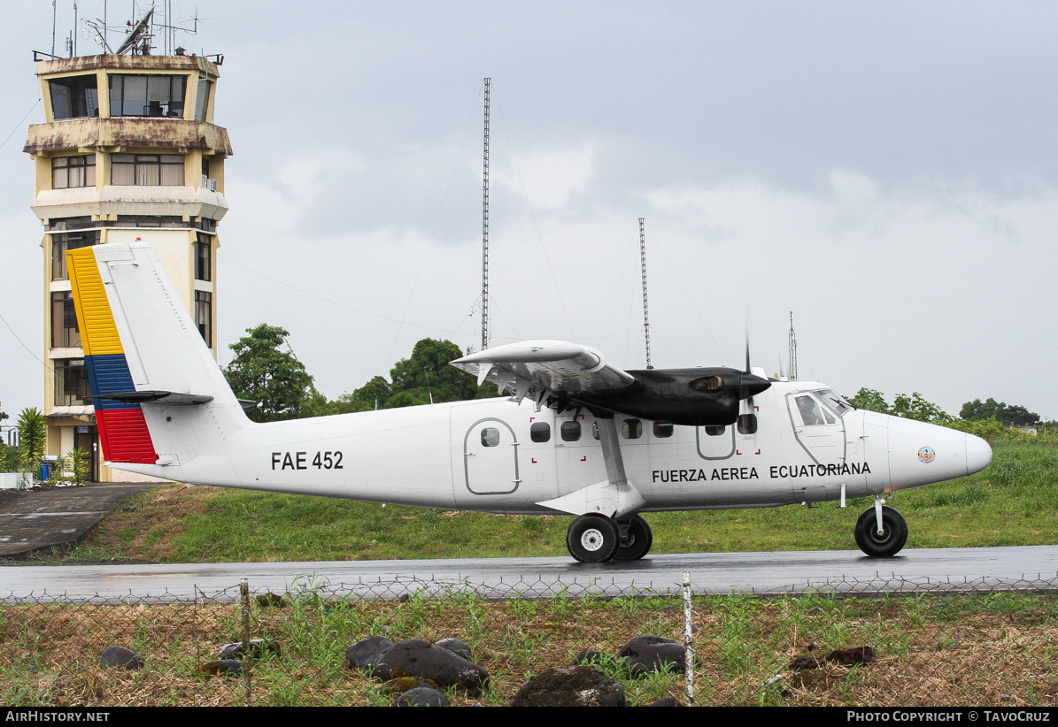 Aircraft Photo of FAE-452 | De Havilland Canada DHC-6-300 Twin Otter | Ecuador - Air Force | AirHistory.net #150511