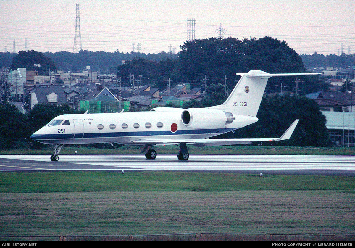 Aircraft Photo of 75-3251 | Gulfstream Aerospace U-4 Gulfstream IV | Japan - Air Force | AirHistory.net #150513