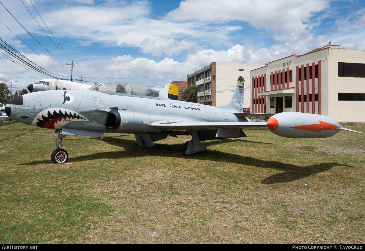 Aircraft Photo of FAE-369 | Lockheed AT-33A | Ecuador - Air Force | AirHistory.net #150540