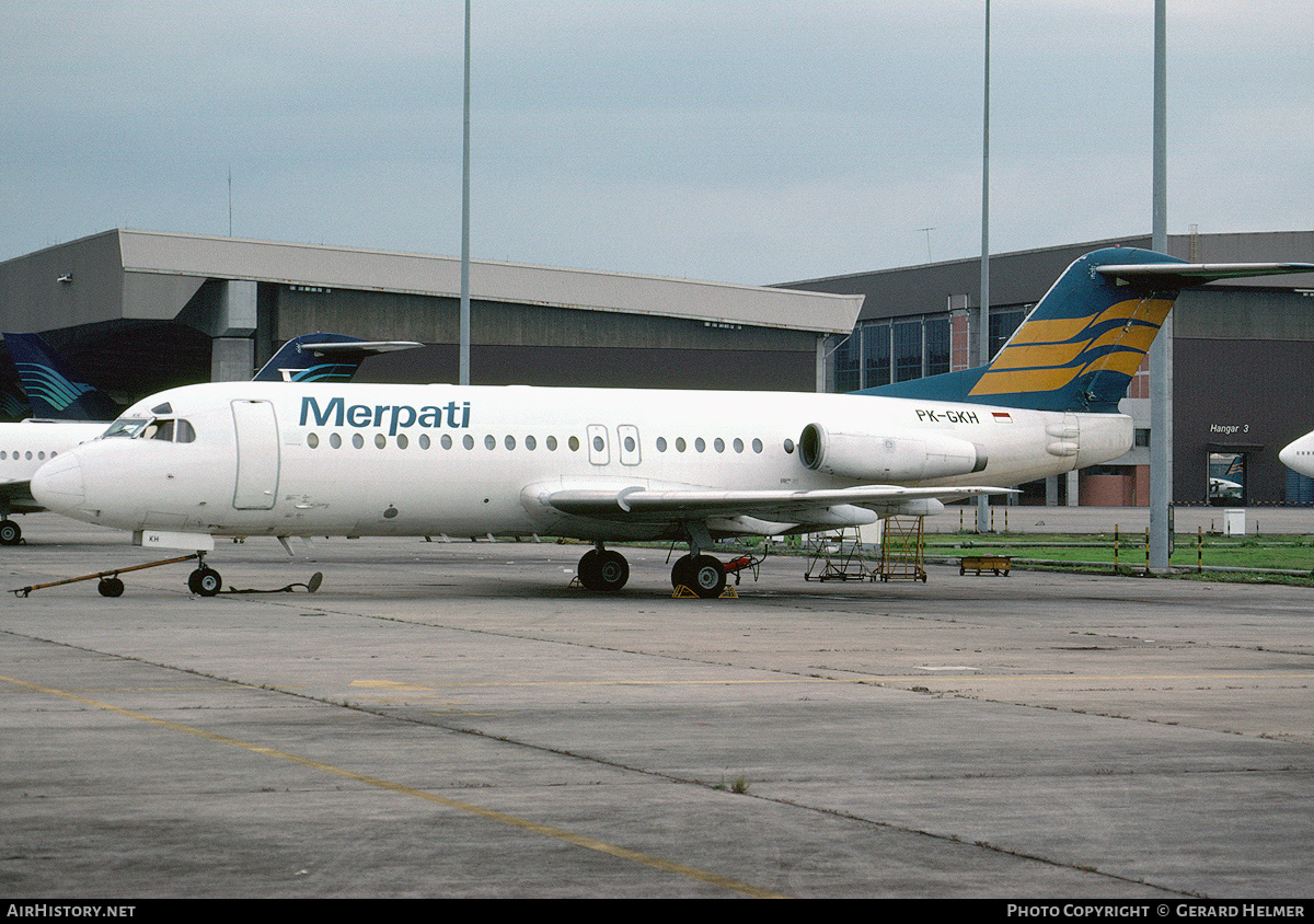 Aircraft Photo of PK-GKH | Fokker F28-4000 Fellowship | Merpati Nusantara Airlines | AirHistory.net #150542