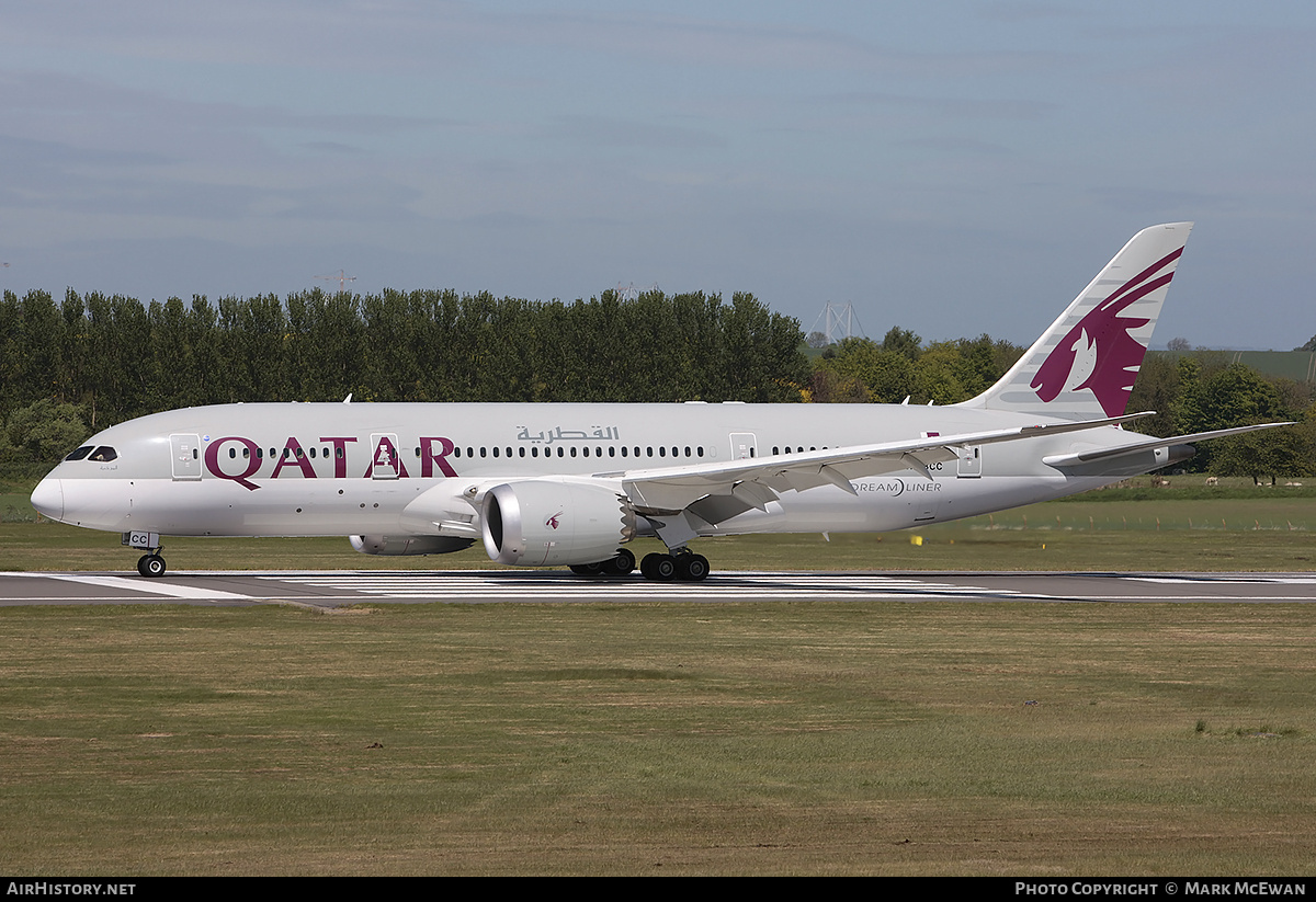 Aircraft Photo of A7-BCC | Boeing 787-8 Dreamliner | Qatar Airways | AirHistory.net #150549