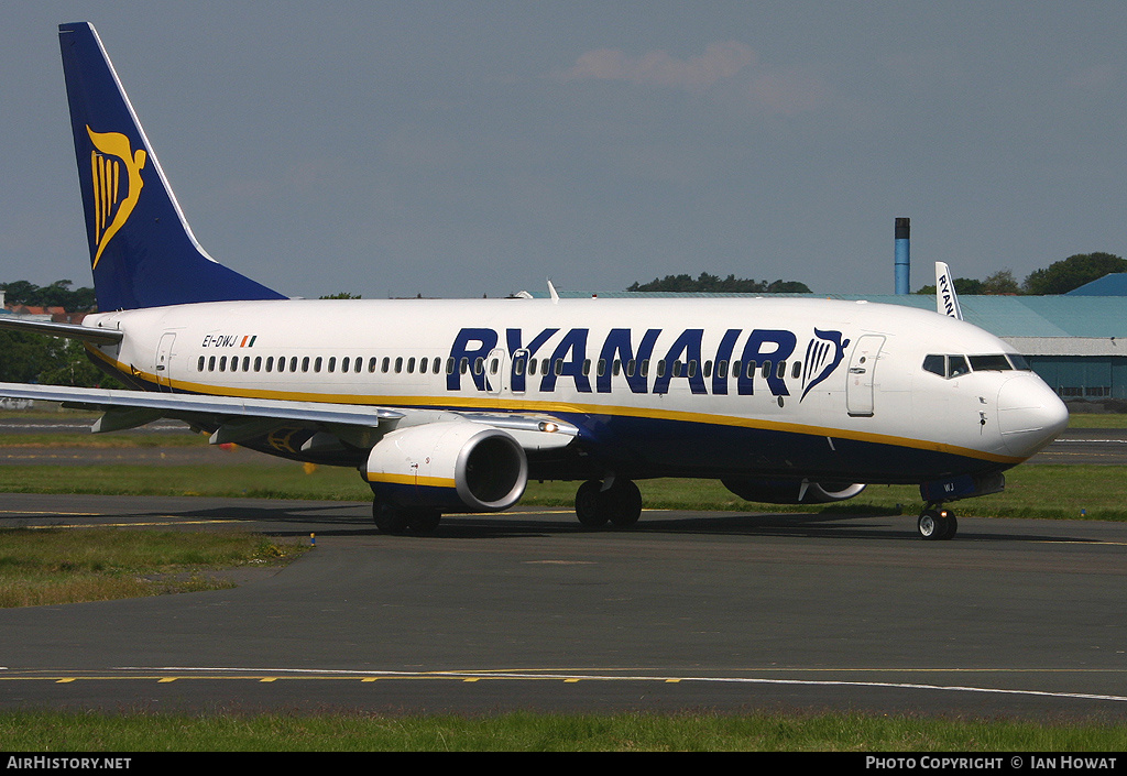 Aircraft Photo of EI-DWJ | Boeing 737-8AS | Ryanair | AirHistory.net #150572