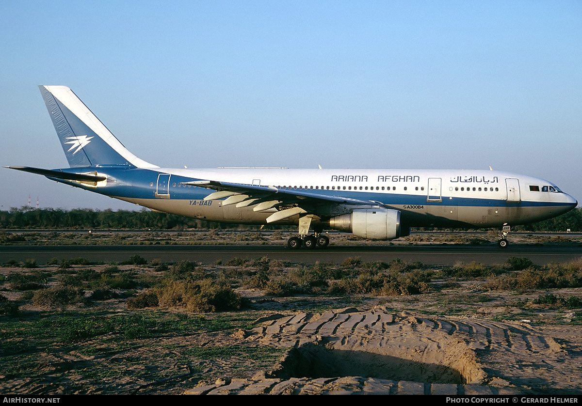 Aircraft Photo of YA-BAB | Airbus A300B4-203 | Ariana Afghan Airlines | AirHistory.net #150573
