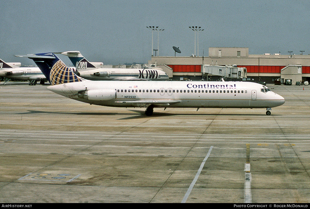 Aircraft Photo of N12532 | McDonnell Douglas DC-9-32 | Continental Airlines | AirHistory.net #150620