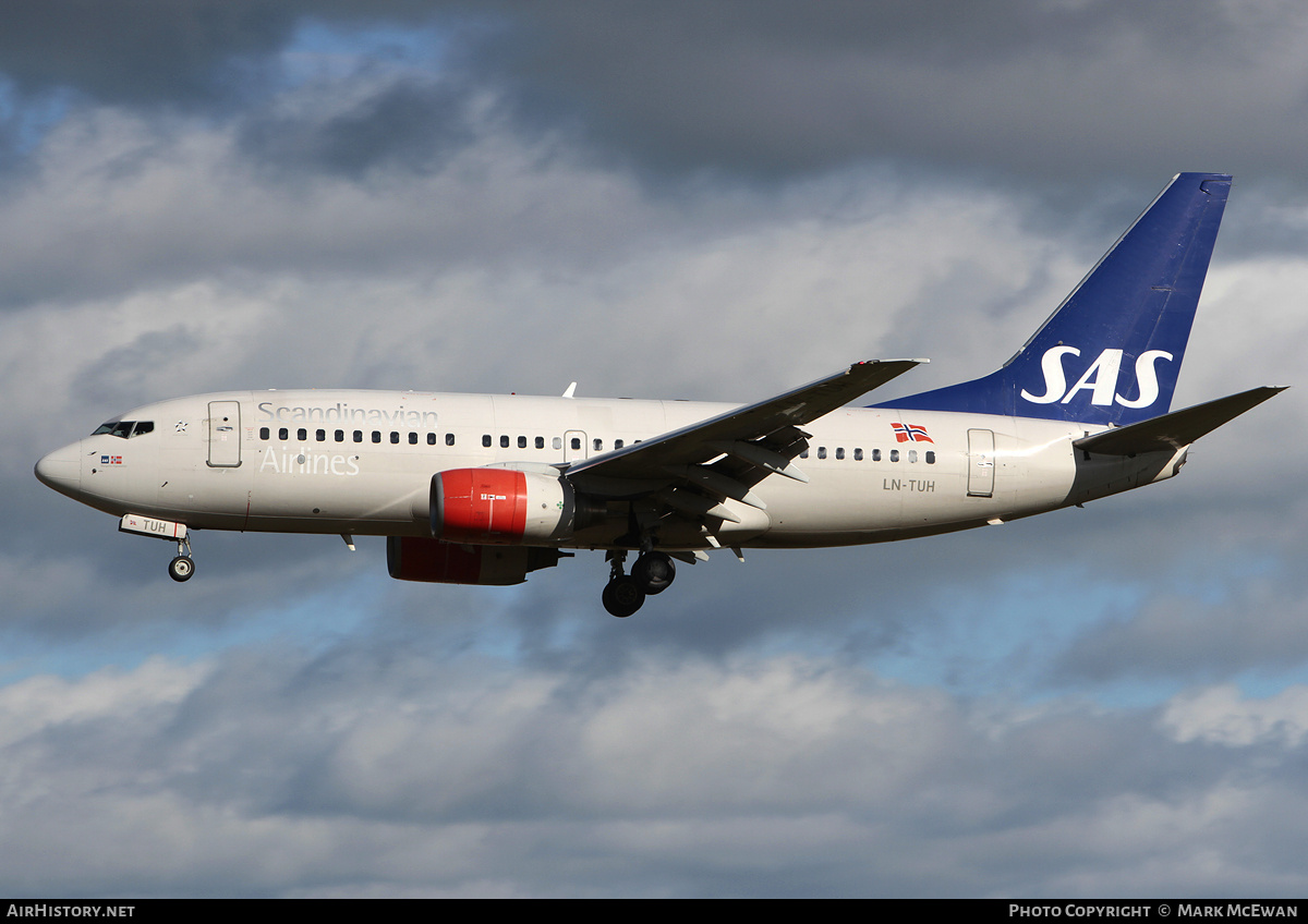 Aircraft Photo of LN-TUH | Boeing 737-705 | Scandinavian Airlines - SAS | AirHistory.net #150643