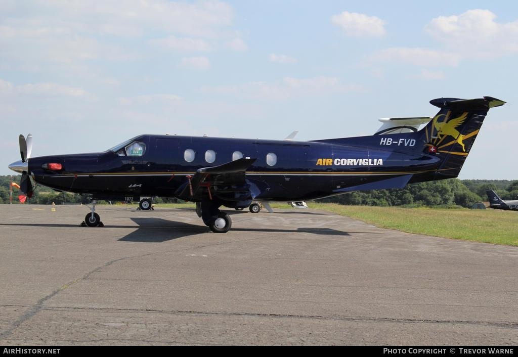 Aircraft Photo of HB-FVD | Pilatus PC-12NG (PC-12/47E) | Air Corviglia | AirHistory.net #150658