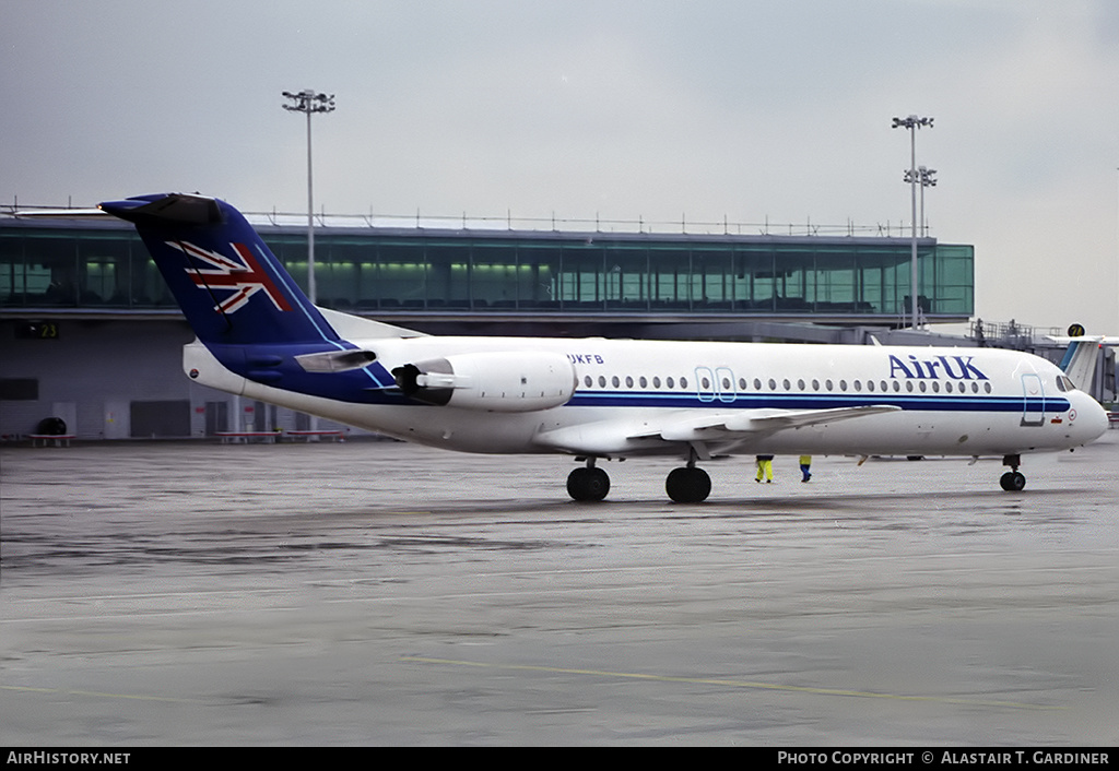 Aircraft Photo of G-UKFB | Fokker 100 (F28-0100) | Air UK | AirHistory.net #150715