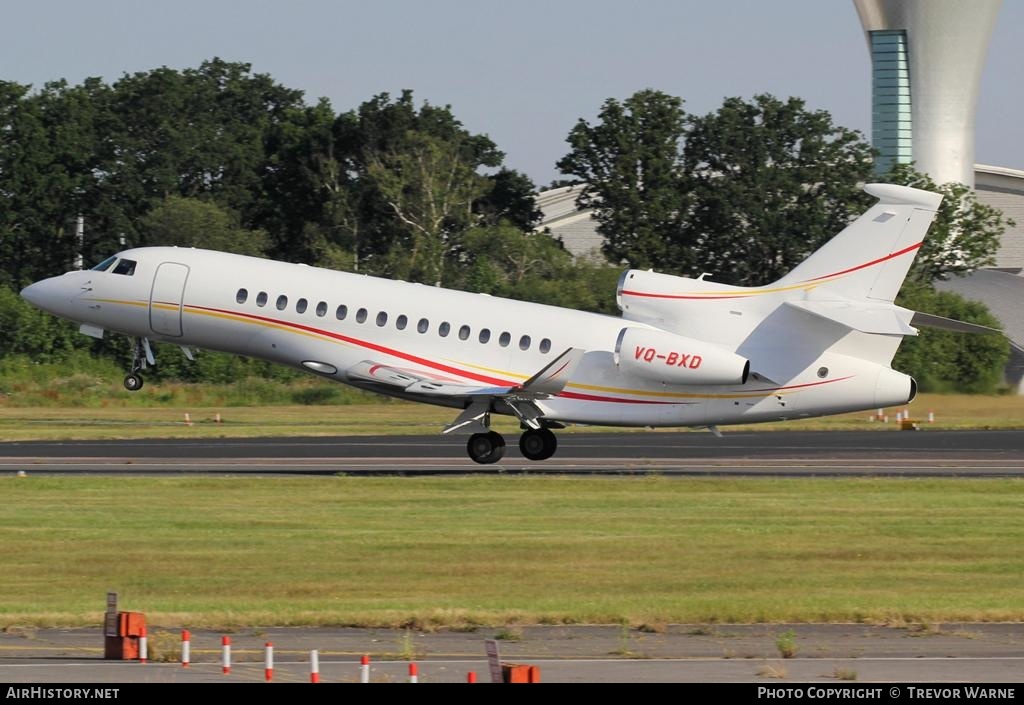 Aircraft Photo of VQ-BXD | Dassault Falcon 8X | AirHistory.net