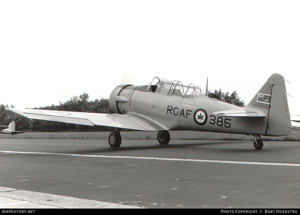 Aircraft Photo of G-BGPB / 385 | North American T-6J Harvard Mk IV | Canada - Air Force | AirHistory.net #150720