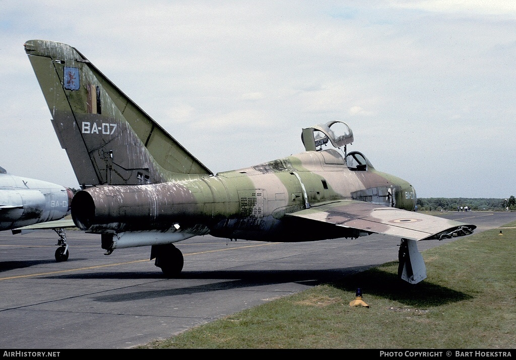 Aircraft Photo of BA-07 | Republic F-84F Thunderstreak | Belgium - Air Force | AirHistory.net #150721