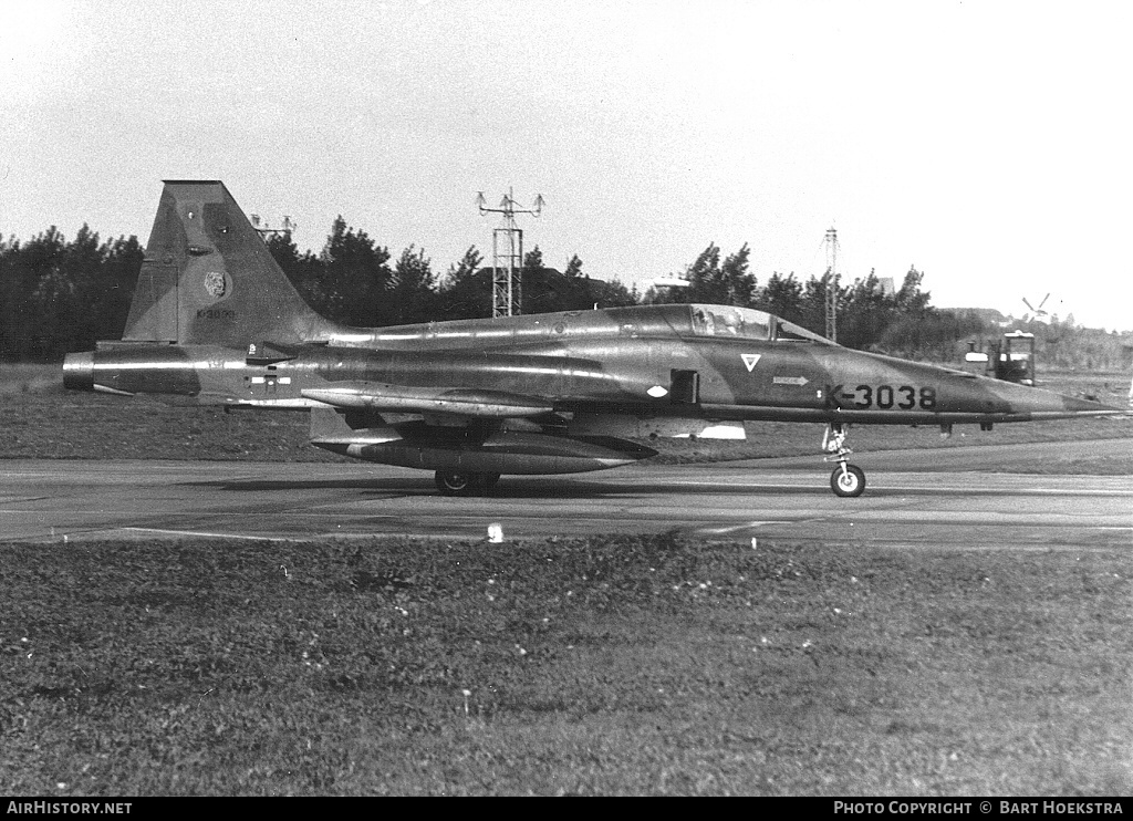 Aircraft Photo of K-3038 | Canadair NF-5A | Netherlands - Air Force | AirHistory.net #150723