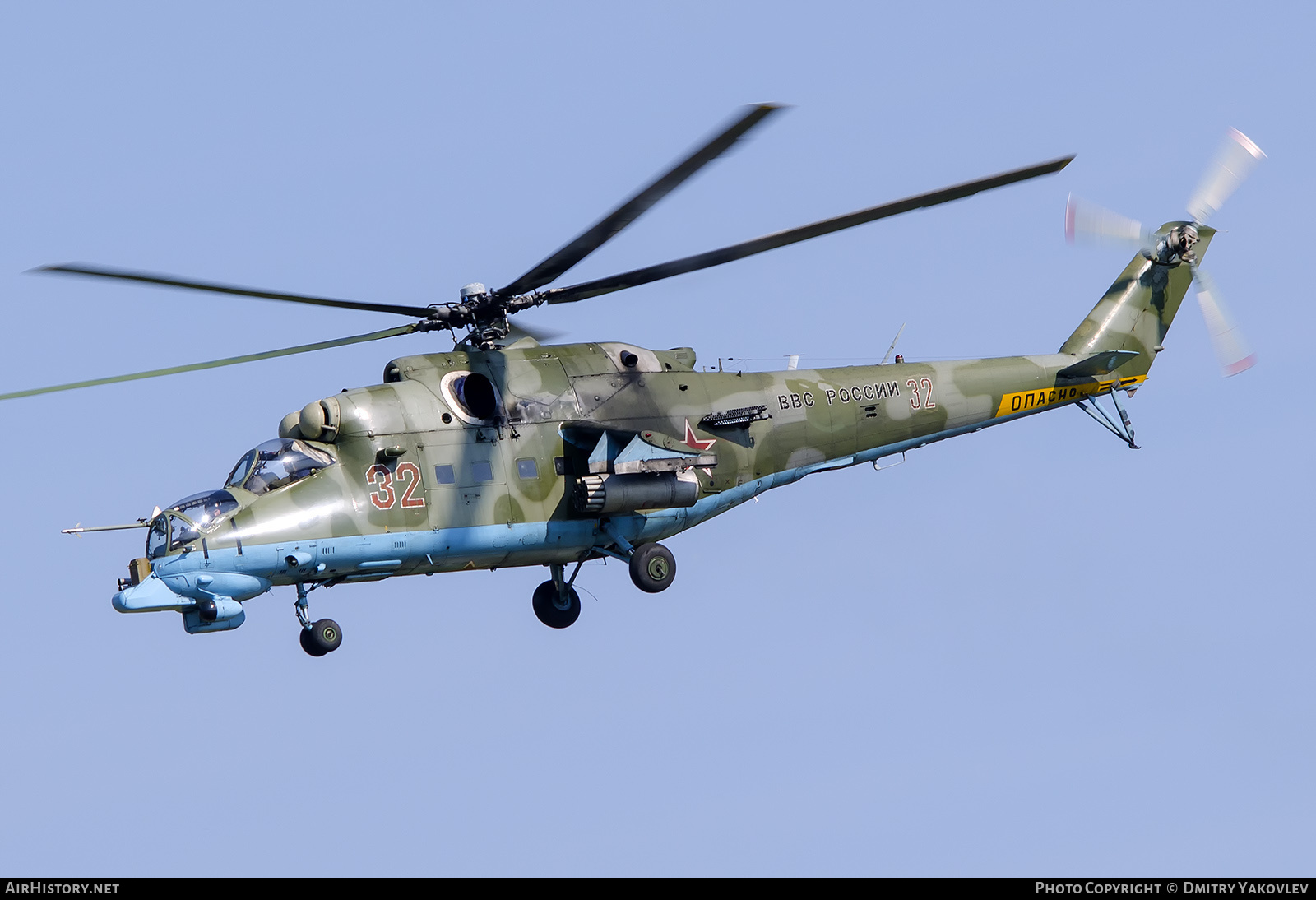 Aircraft Photo of 32 red | Mil Mi-24PN | Russia - Air Force | AirHistory.net #150752