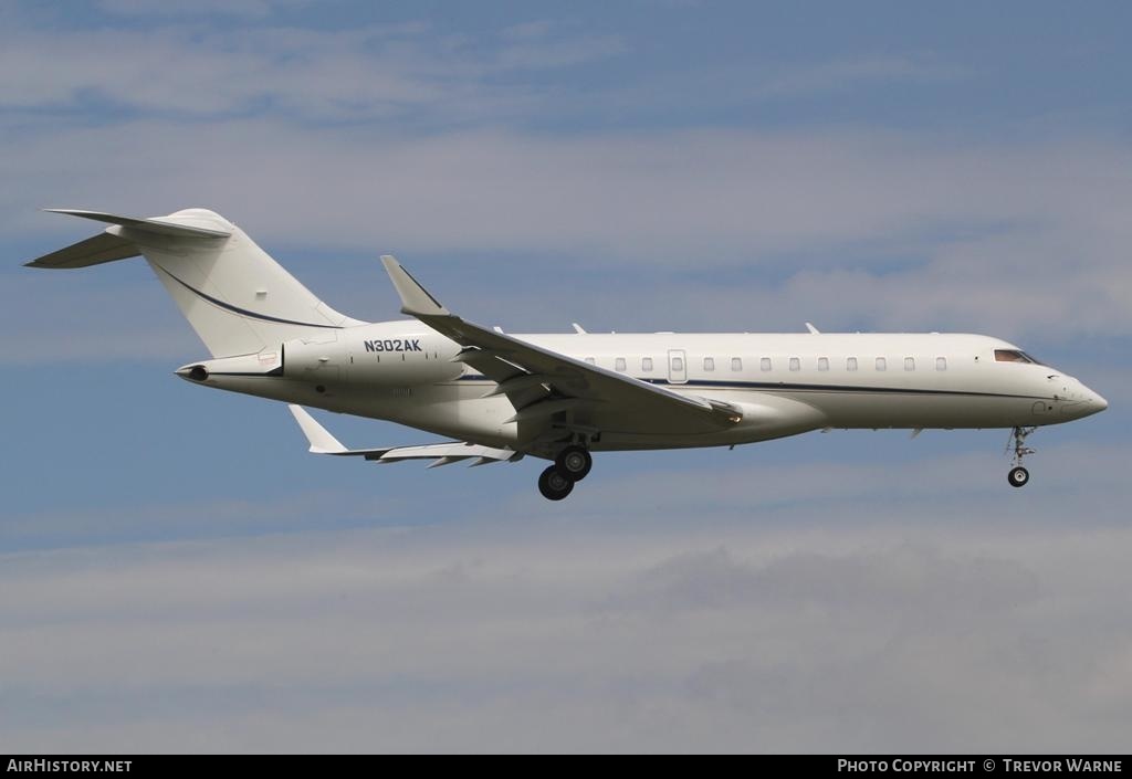 Aircraft Photo of N302AK | Bombardier Global 6000 (BD-700-1A10) | AirHistory.net #150794