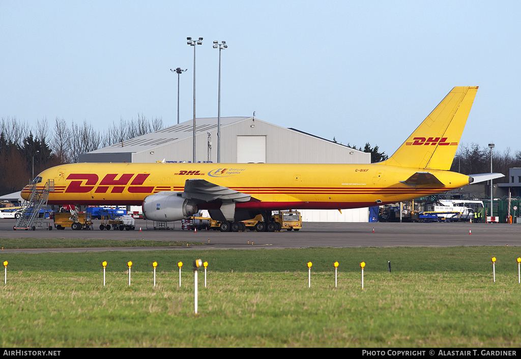 Aircraft Photo of G-BIKF | Boeing 757-236/SF | DHL International | AirHistory.net #150832