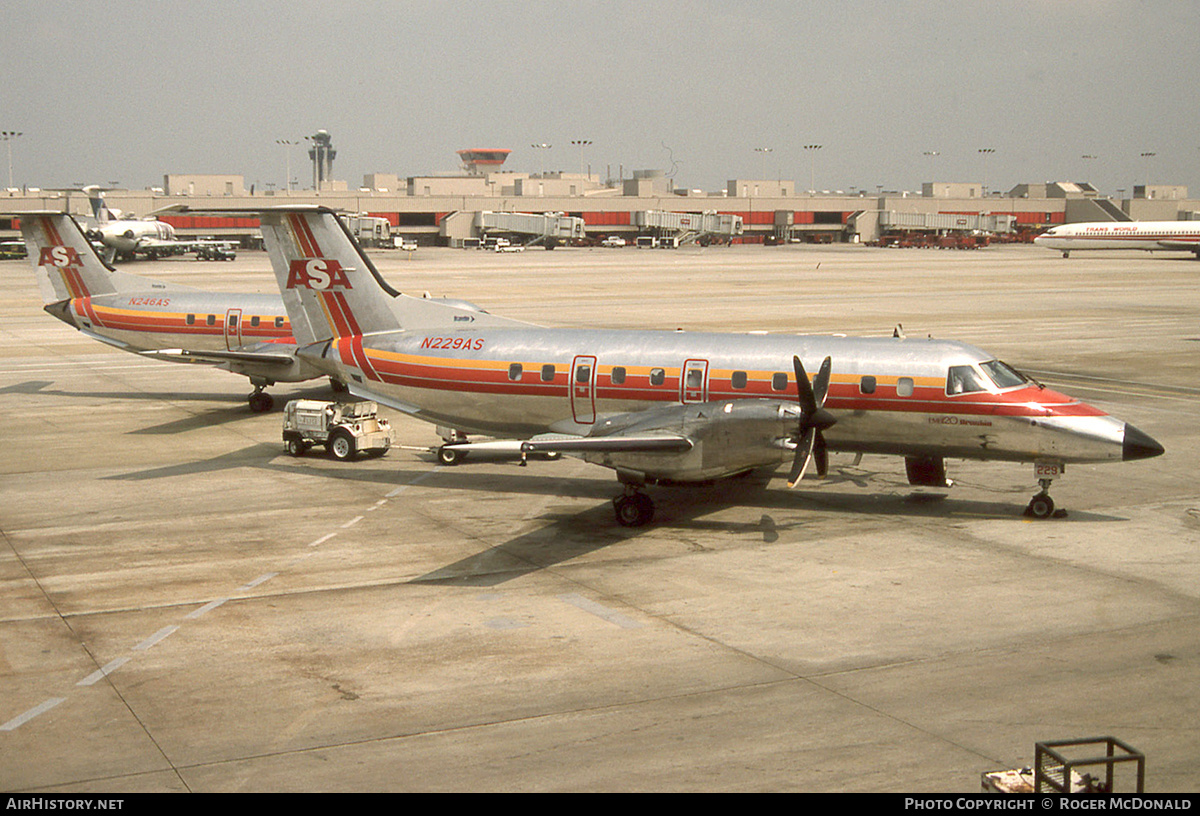 Aircraft Photo of N229AS | Embraer EMB-120RT Brasilia | ASA - Atlantic Southeast Airlines | AirHistory.net #150852