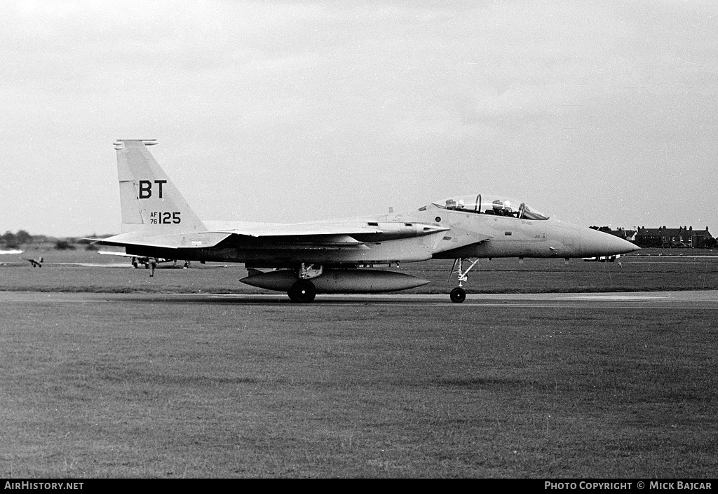 Aircraft Photo of 76-0125 / AF76-125 | McDonnell Douglas F-15B Eagle | USA - Air Force | AirHistory.net #150882