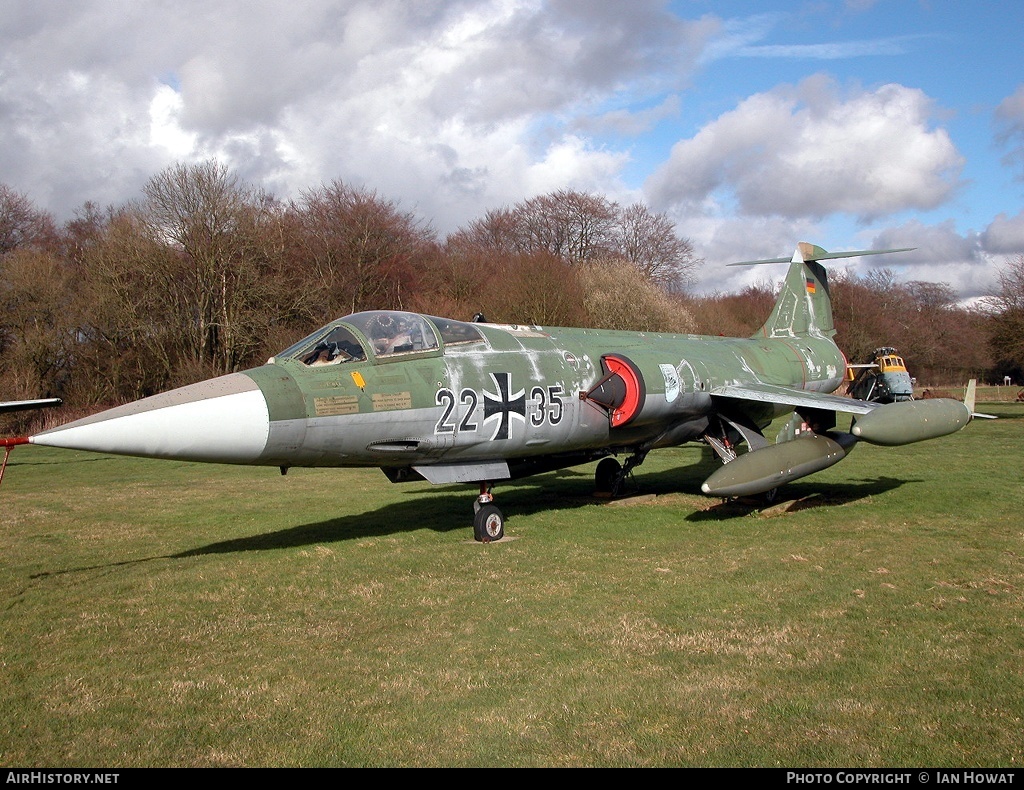 Aircraft Photo of 2235 | Lockheed F-104G Starfighter | Germany - Air Force | AirHistory.net #150908