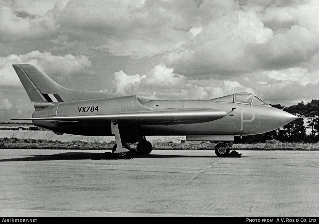 Aircraft Photo of VX784 | Avro 707 | UK - Air Force | AirHistory.net #150961