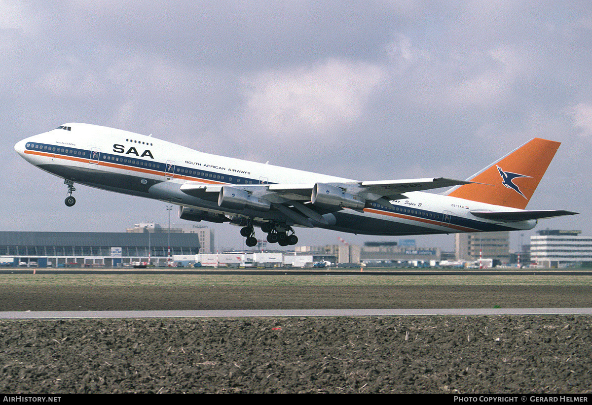 Aircraft Photo of ZS-SAO | Boeing 747-244B | South African Airways - Suid-Afrikaanse Lugdiens | AirHistory.net #150985