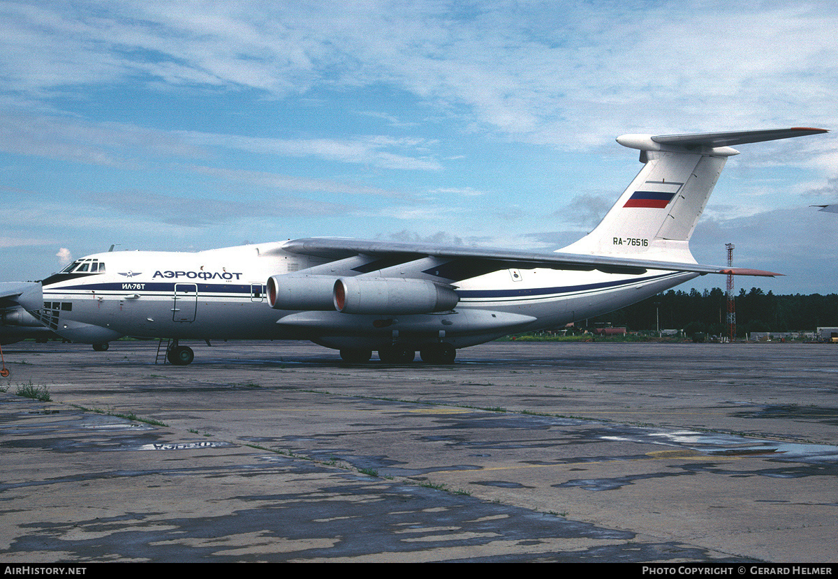 Aircraft Photo of RA-76516 | Ilyushin Il-76T | Aeroflot | AirHistory.net #150987