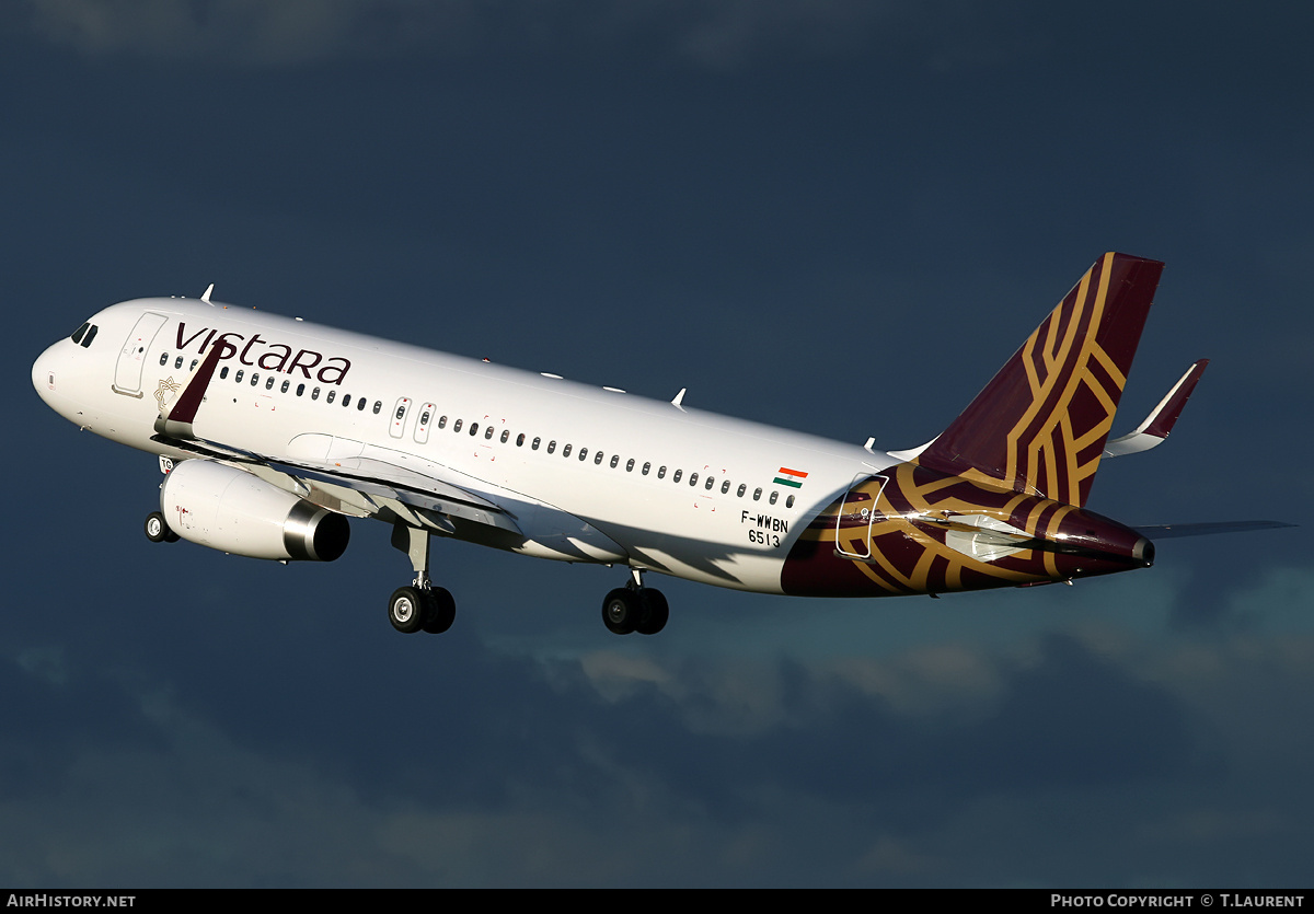 Aircraft Photo of F-WWBN | Airbus A320-232 | Vistara | AirHistory.net #151008