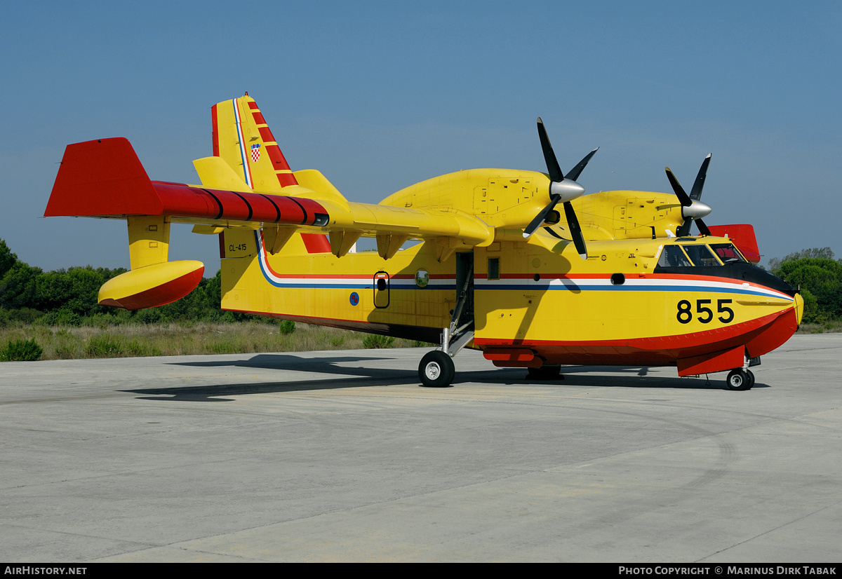 Aircraft Photo of 855 | Bombardier CL-415 (CL-215-6B11) | Croatia - Air Force | AirHistory.net #151026