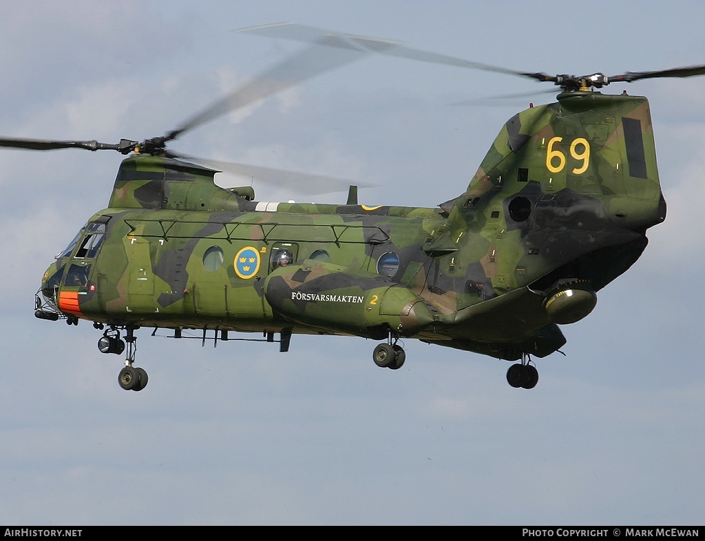 Aircraft Photo of 04069 | Boeing Vertol Hkp4C (KV-107-II-16) | Sweden - Navy | AirHistory.net #151034